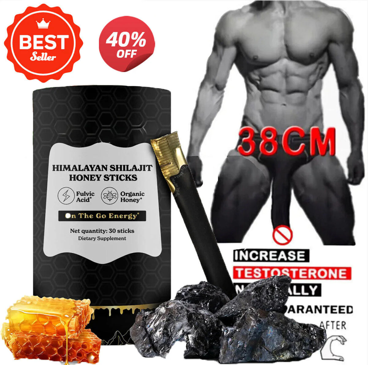 Shilajit BetterAlt™ - 1000 mg + Sexbook GRATIS