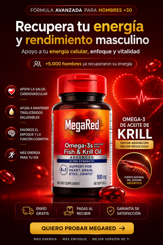 MegaRed Omega 3 - Suplemento de Aceite de Krill