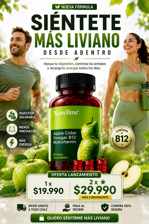 Gomitas de Vinagre de Manzana Newellme
