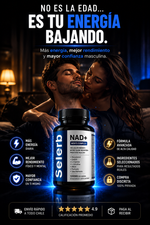 Selerb™ - NAD+ Vitalidad Masculina y salud prostática