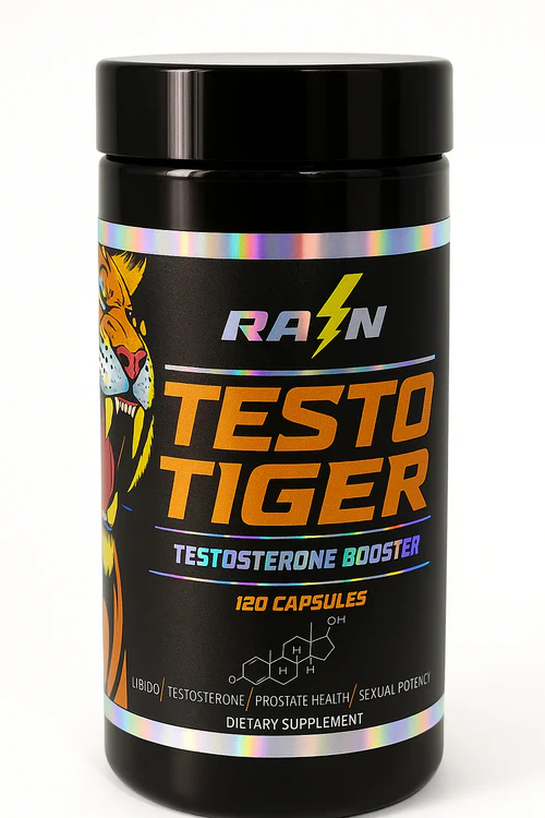TestoTiger - Potenciador de testosteronas (120 Cápsulas)